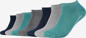 camano Ankle Socks in Blue: front