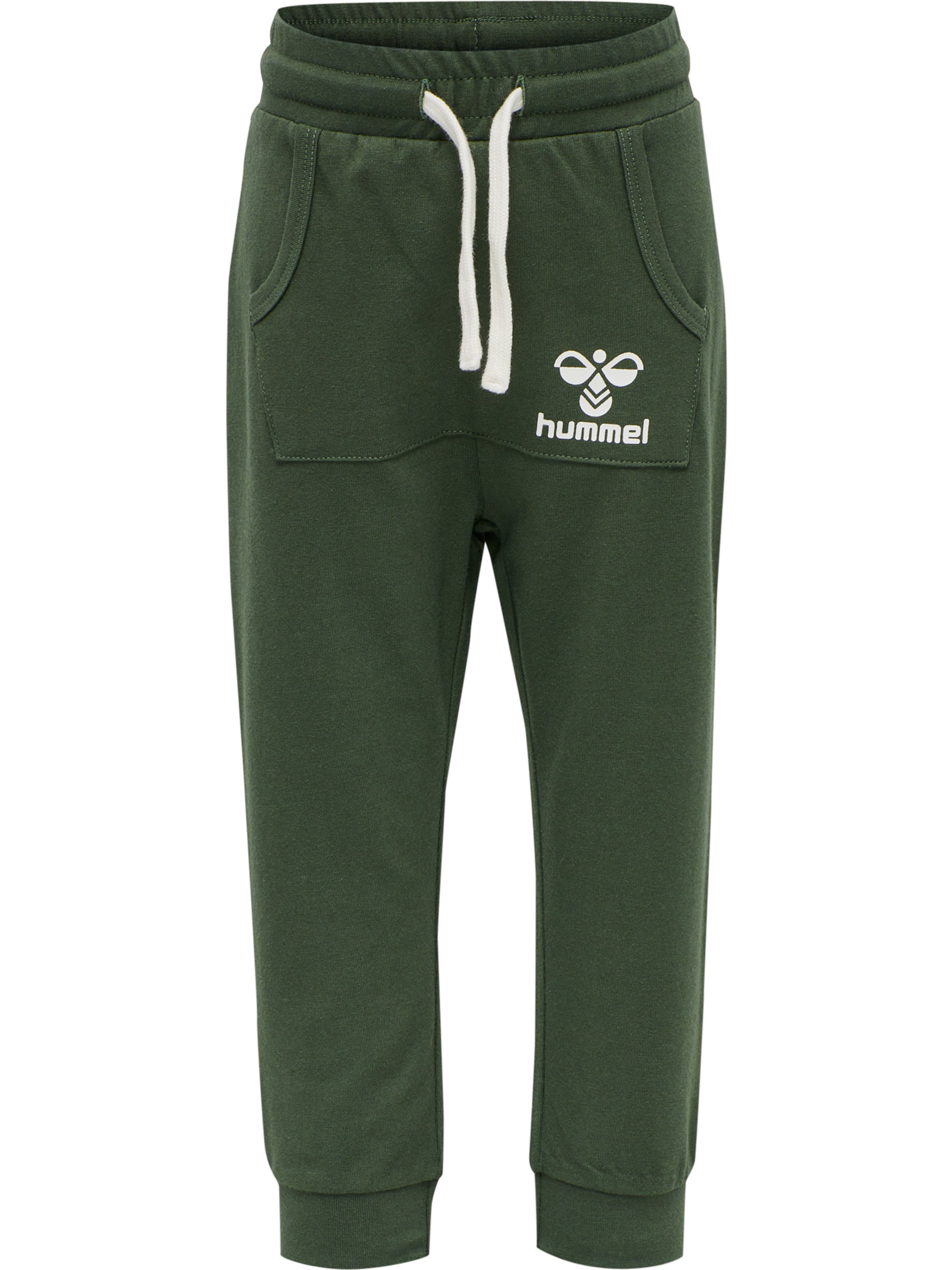Hummel Tapered Bukser 'Futte' i grøn: forside