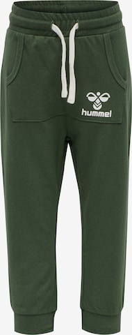 Hummel Tapered Bukser 'Futte' i grøn: forside