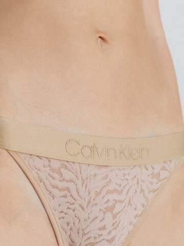 Slip Calvin Klein Underwear en beige