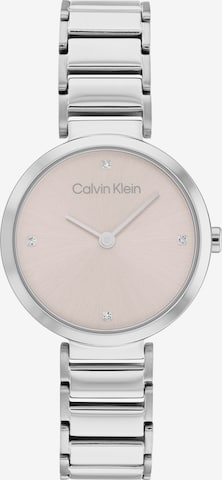 sidabrinė Calvin Klein Analoginis (įprasto dizaino) laikrodis: priekis