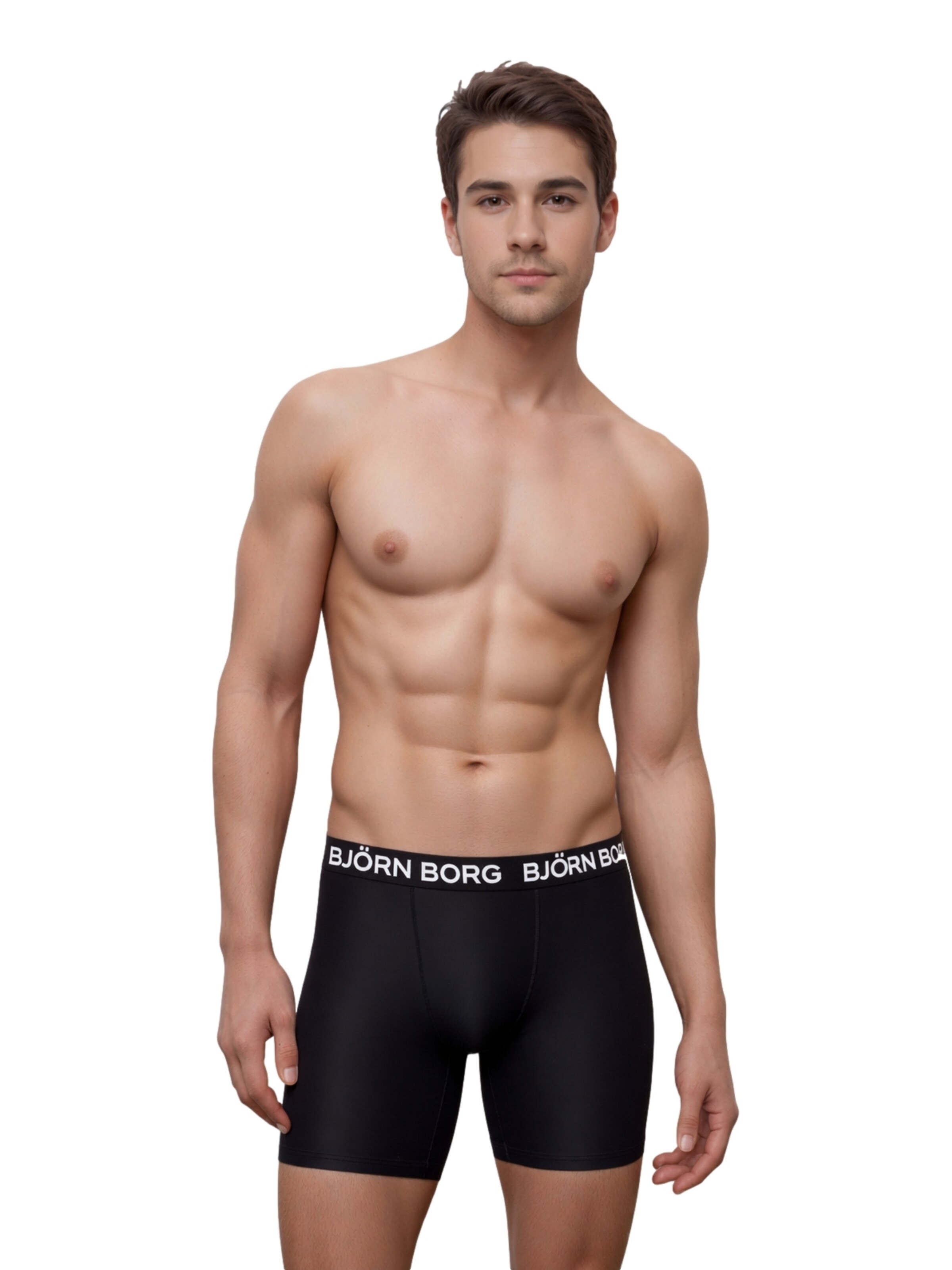 BJÖRN BORG Boksershorts i sort: forside