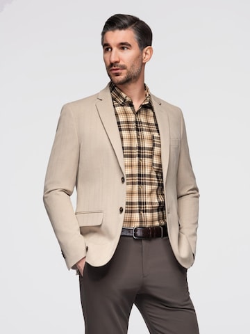 Veste de costume Ombre en beige : devant