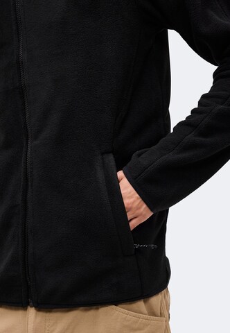 4F - Chaqueta polar funcional en negro: lado