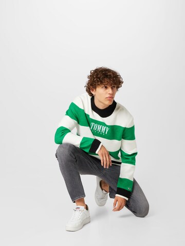 Tommy Jeans Trui in Groen