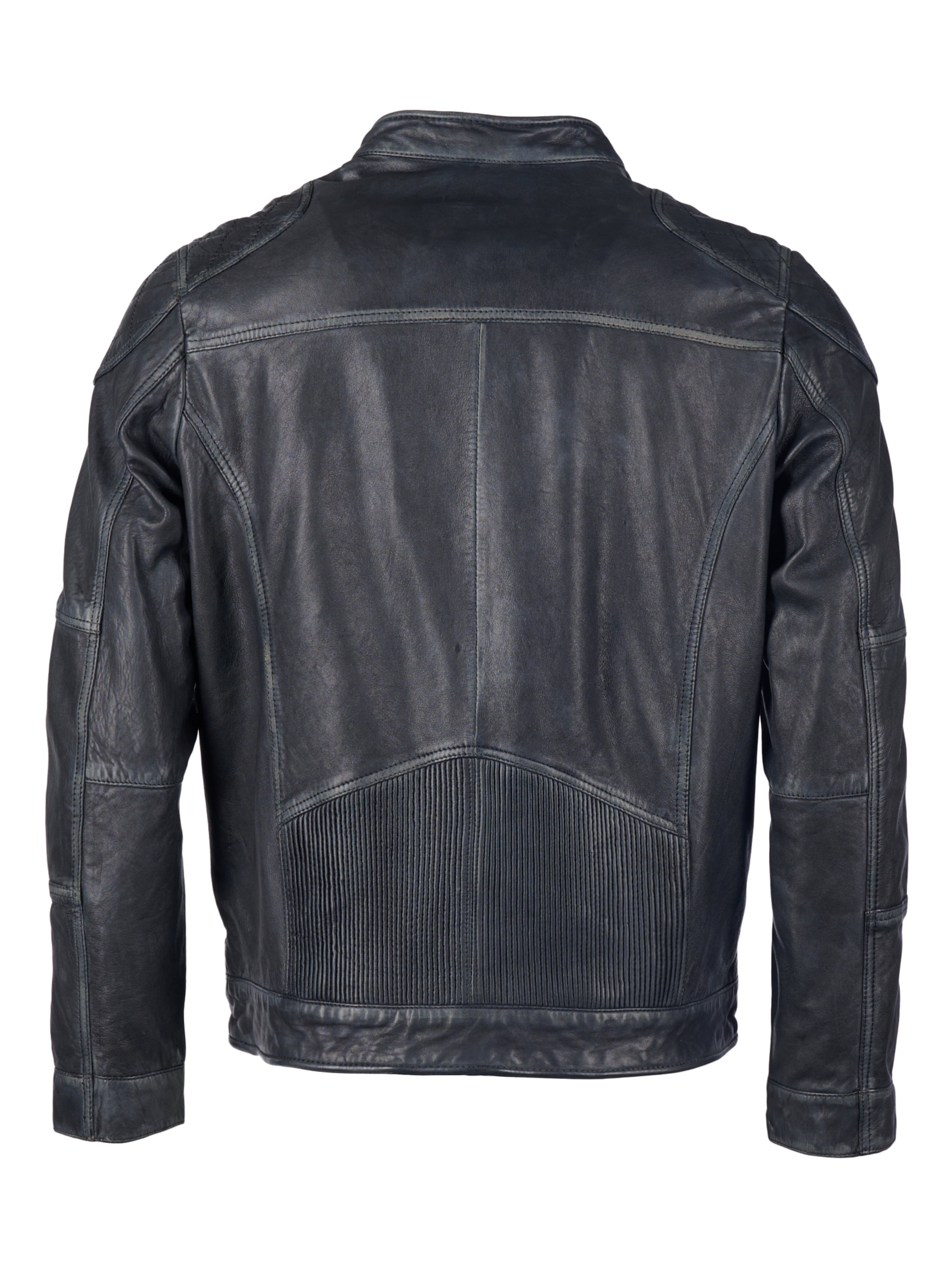 JCC Lederjacke 'Marx-B' in Schwarz