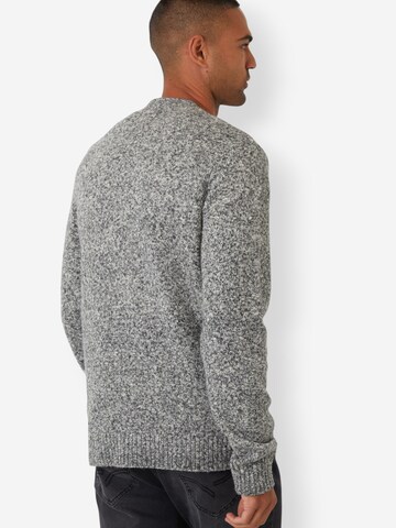 Threadbare Strickjacke 'Hadfield' in Grau