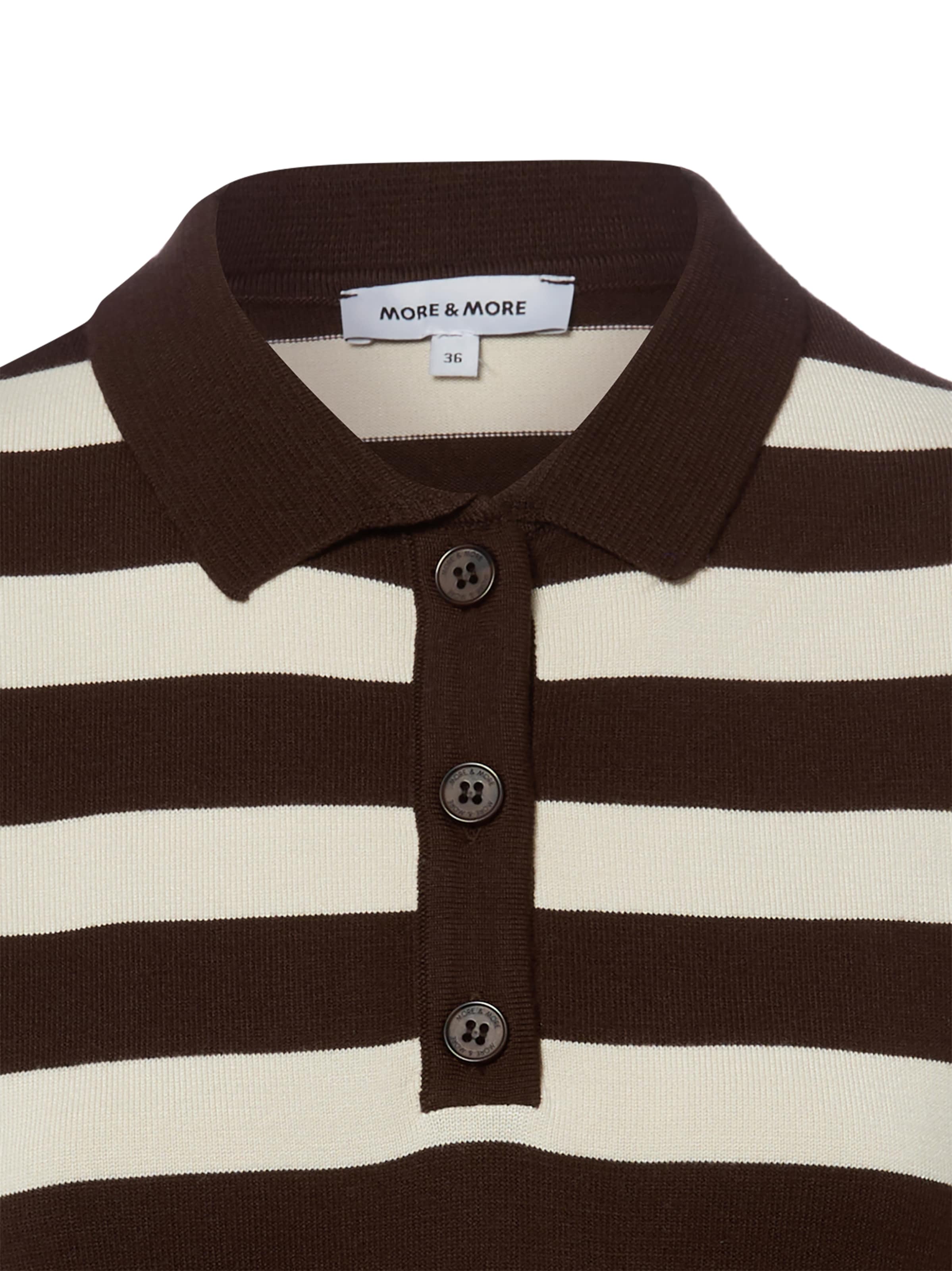 T-shirt MORE & MORE en marron