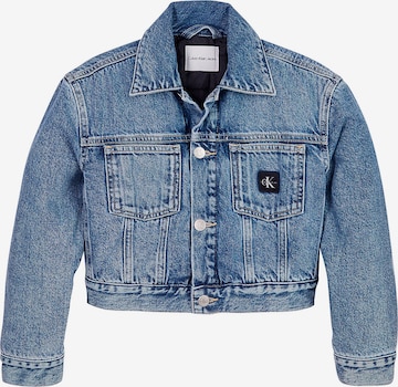 Veste mi-saison Calvin Klein Jeans en bleu : devant