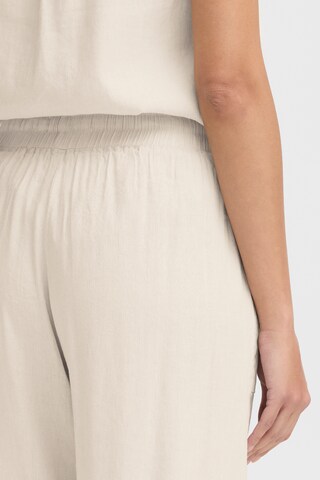 Pulz Wide leg Broek 'PZLUCA' in Wit