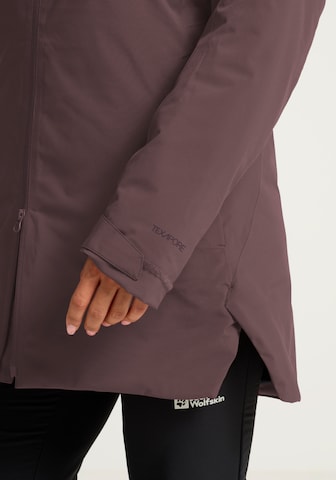 JACK WOLFSKIN Зимно палто в лилав