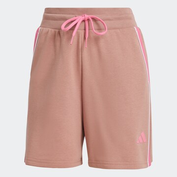 Pantalon de sport 'Essentials' ADIDAS SPORTSWEAR en rose : devant
