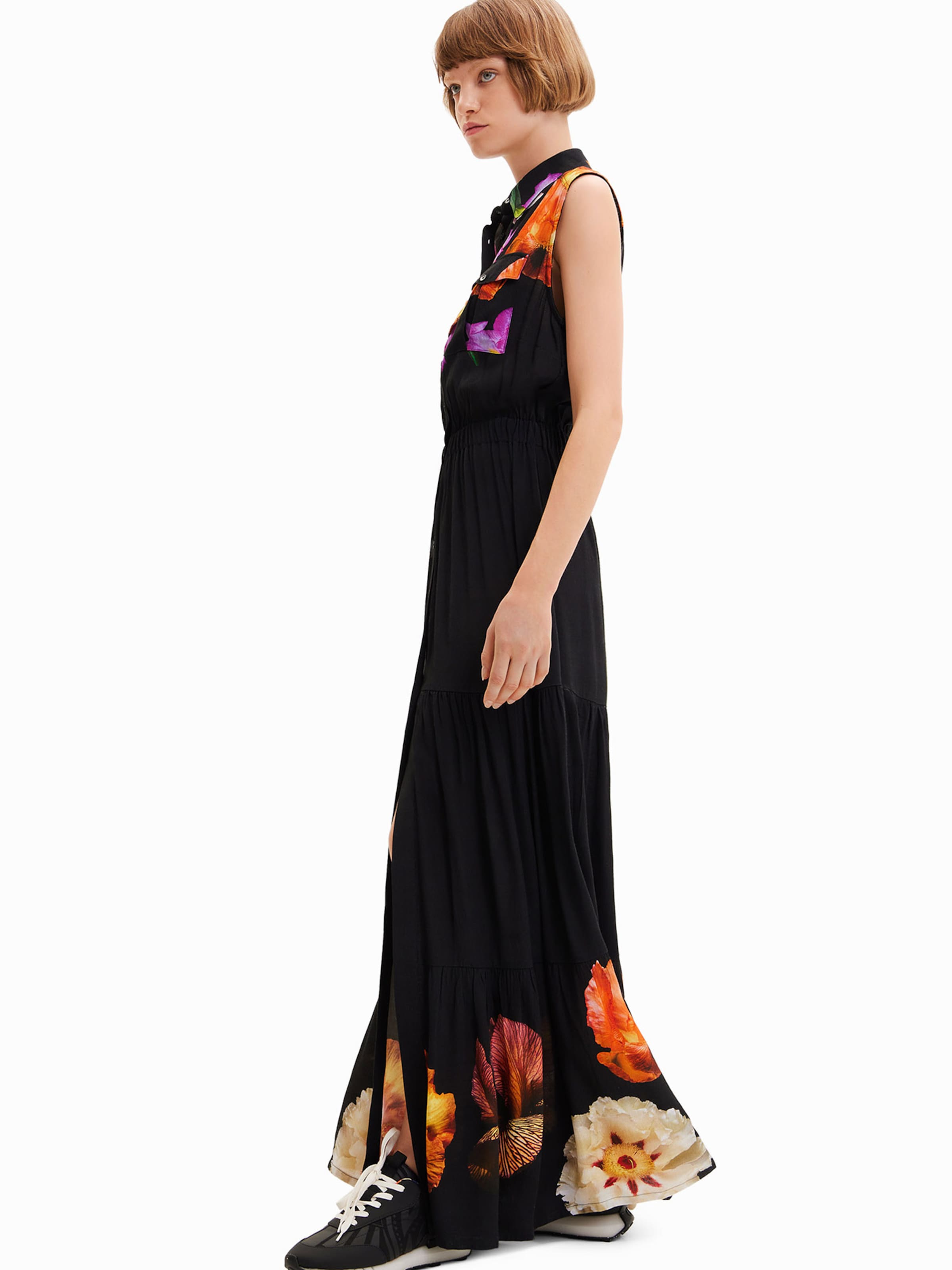 Abito lungo desigual outlet