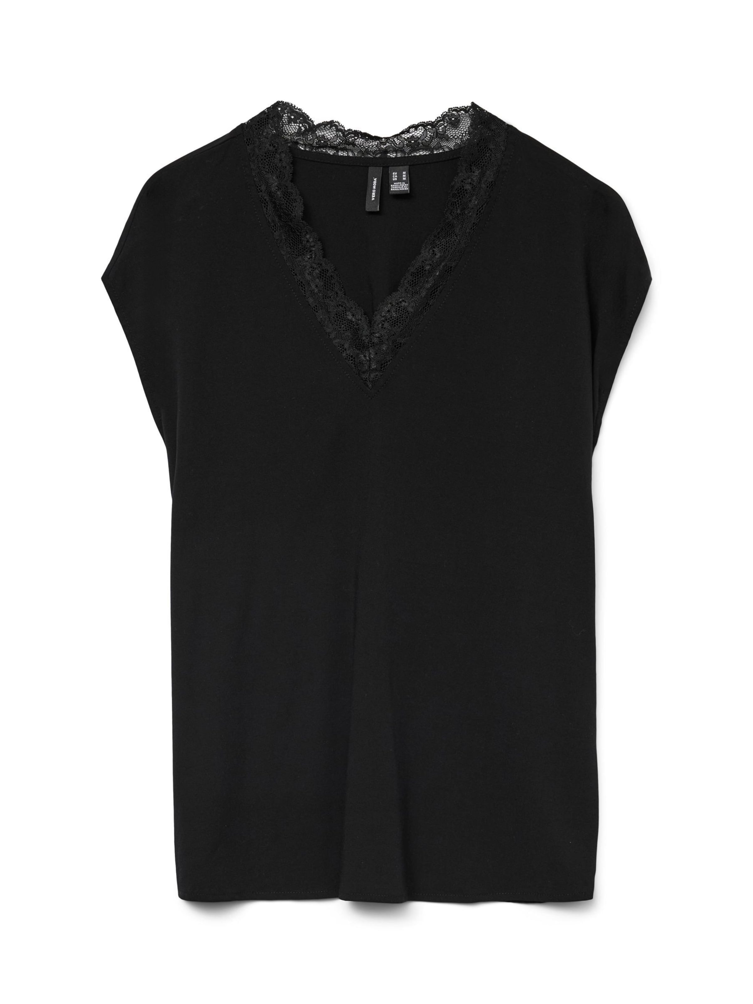 VERO MODA Μπλούζα 'VMBella' σε μαύρο: μπροστά