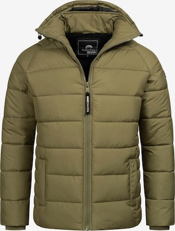 Arctic Seven Winterjacke in Grün: Vorderseite