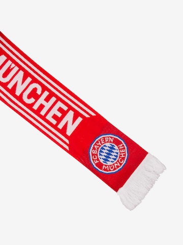 FC BAYERN MÜNCHEN Sports Scarf 'FC Bayern München Home' in Red