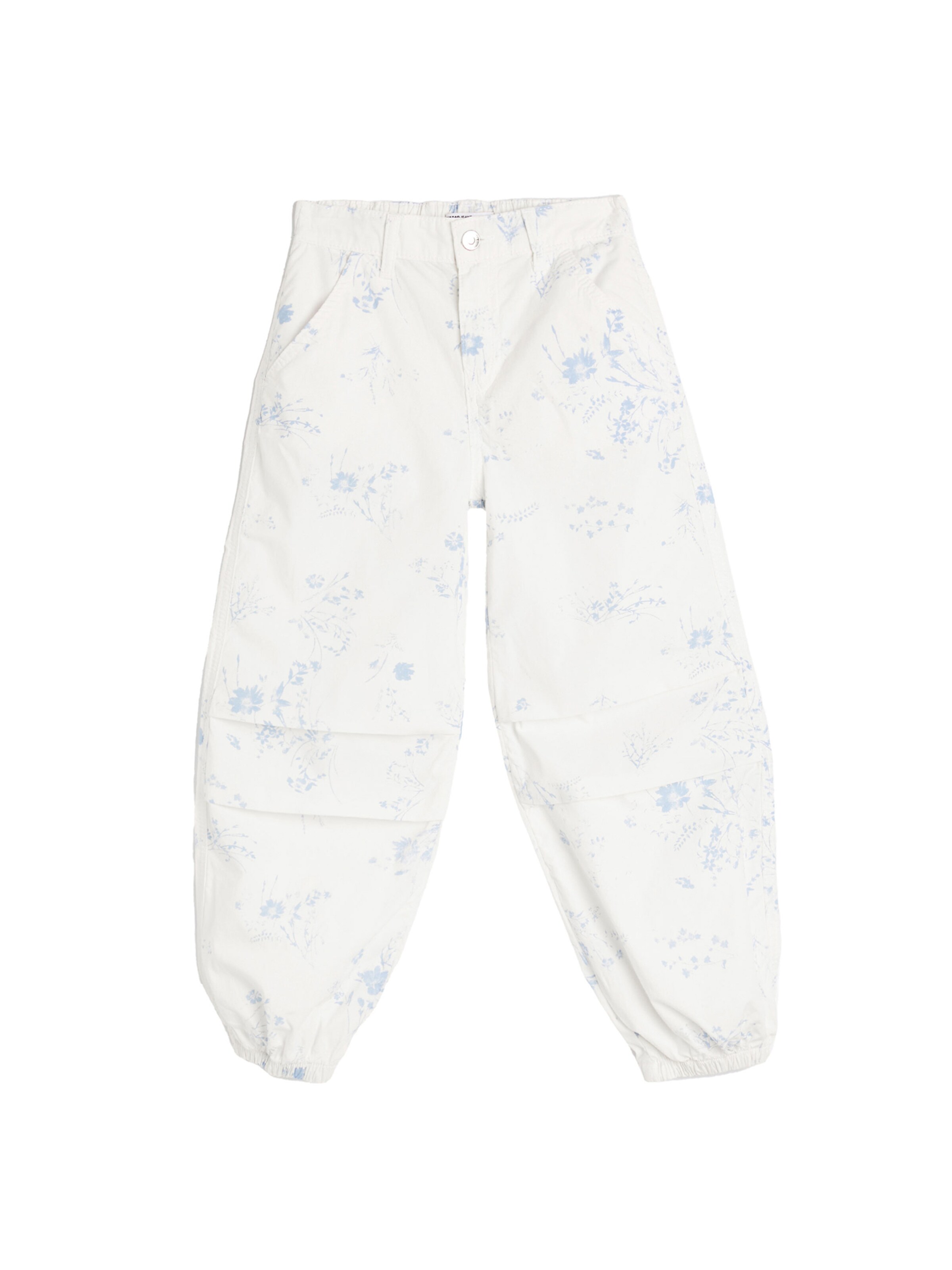 Koton Tapered Jeans in White: front