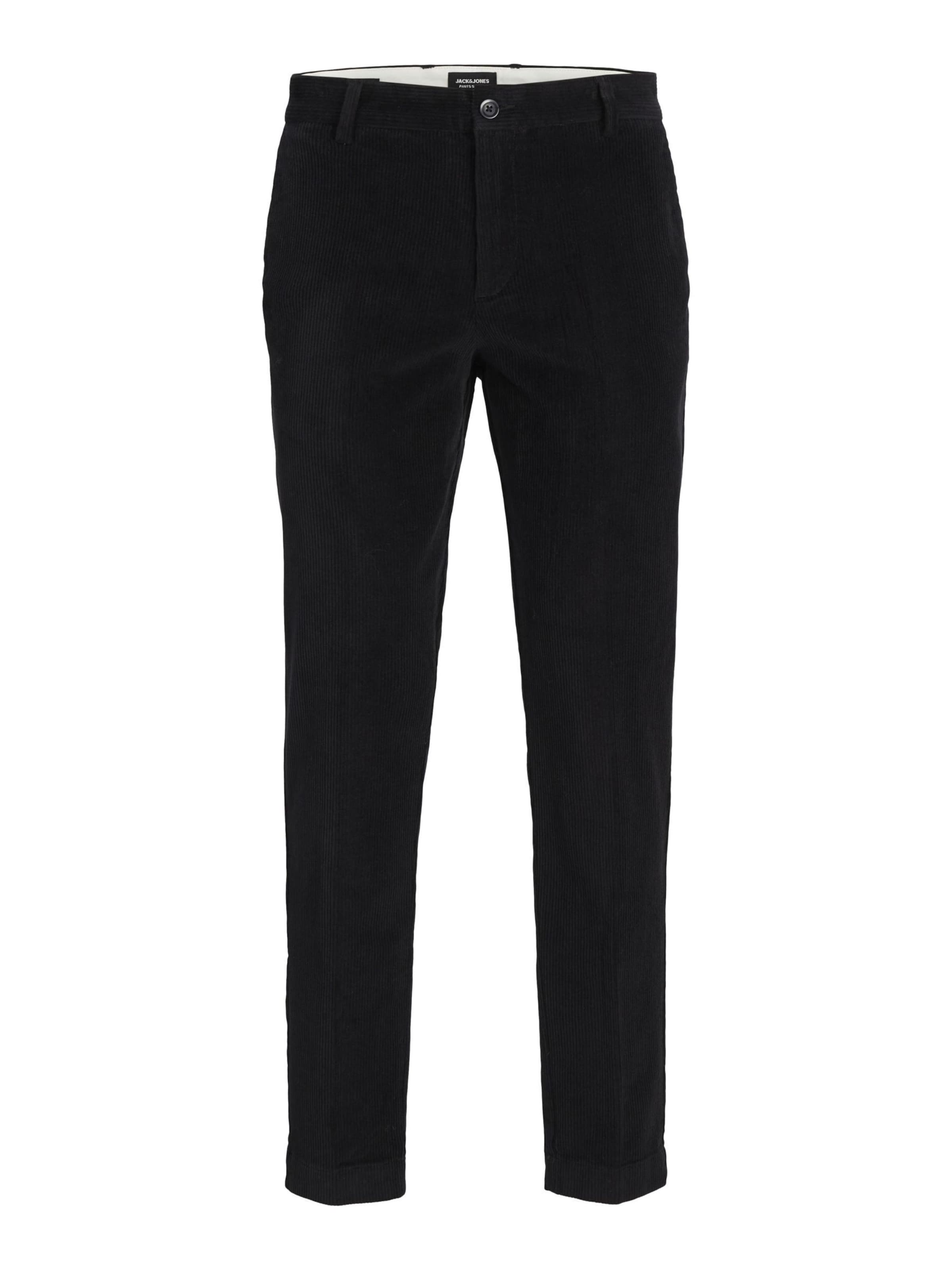 Jack & Jones Junior - regular Pantalón 'JPSTAce' en negro: frente
