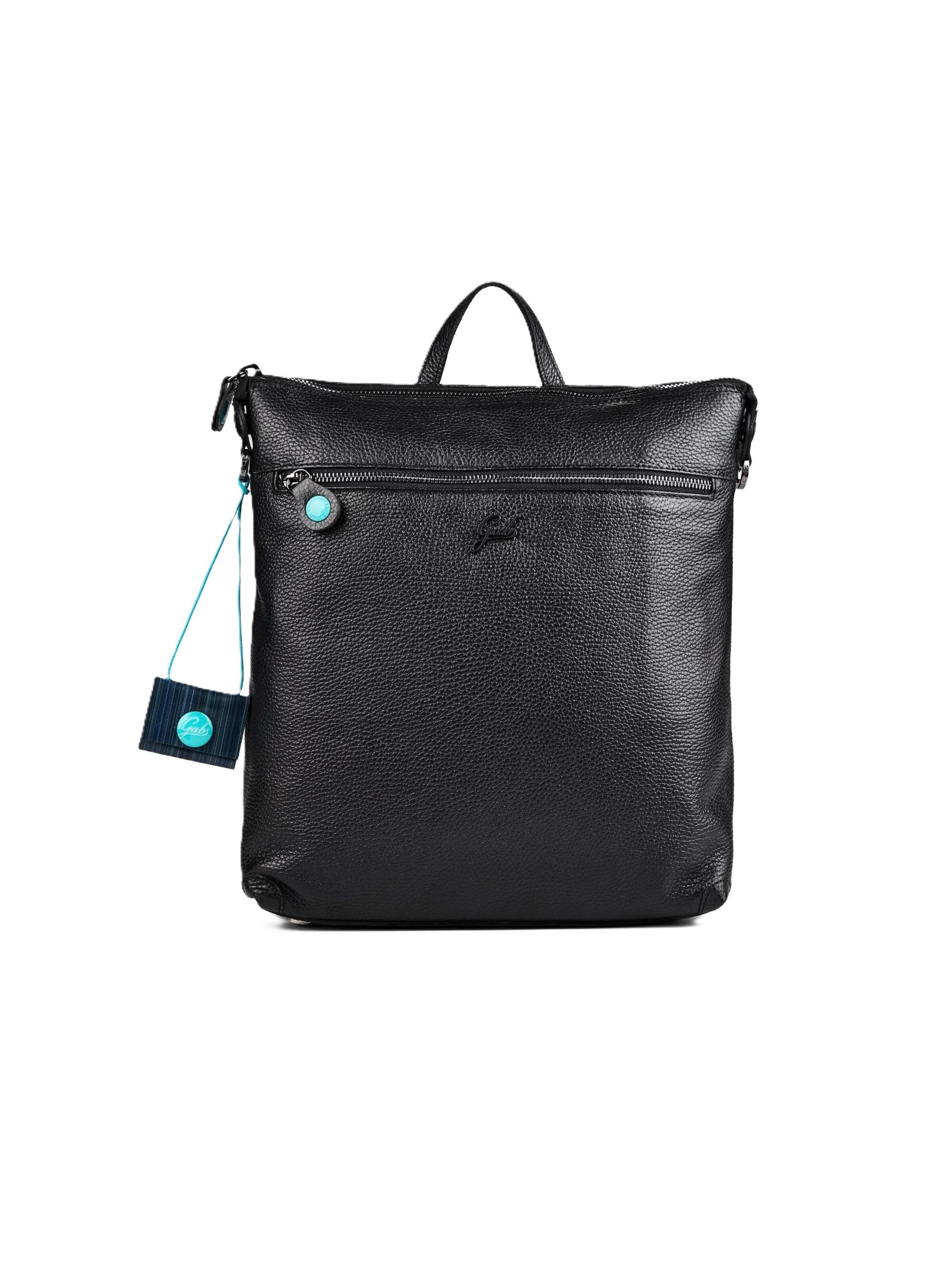 Gabs Rucksack 'Lolita M zip bull black'‌ in Schwarz: Vorderseite