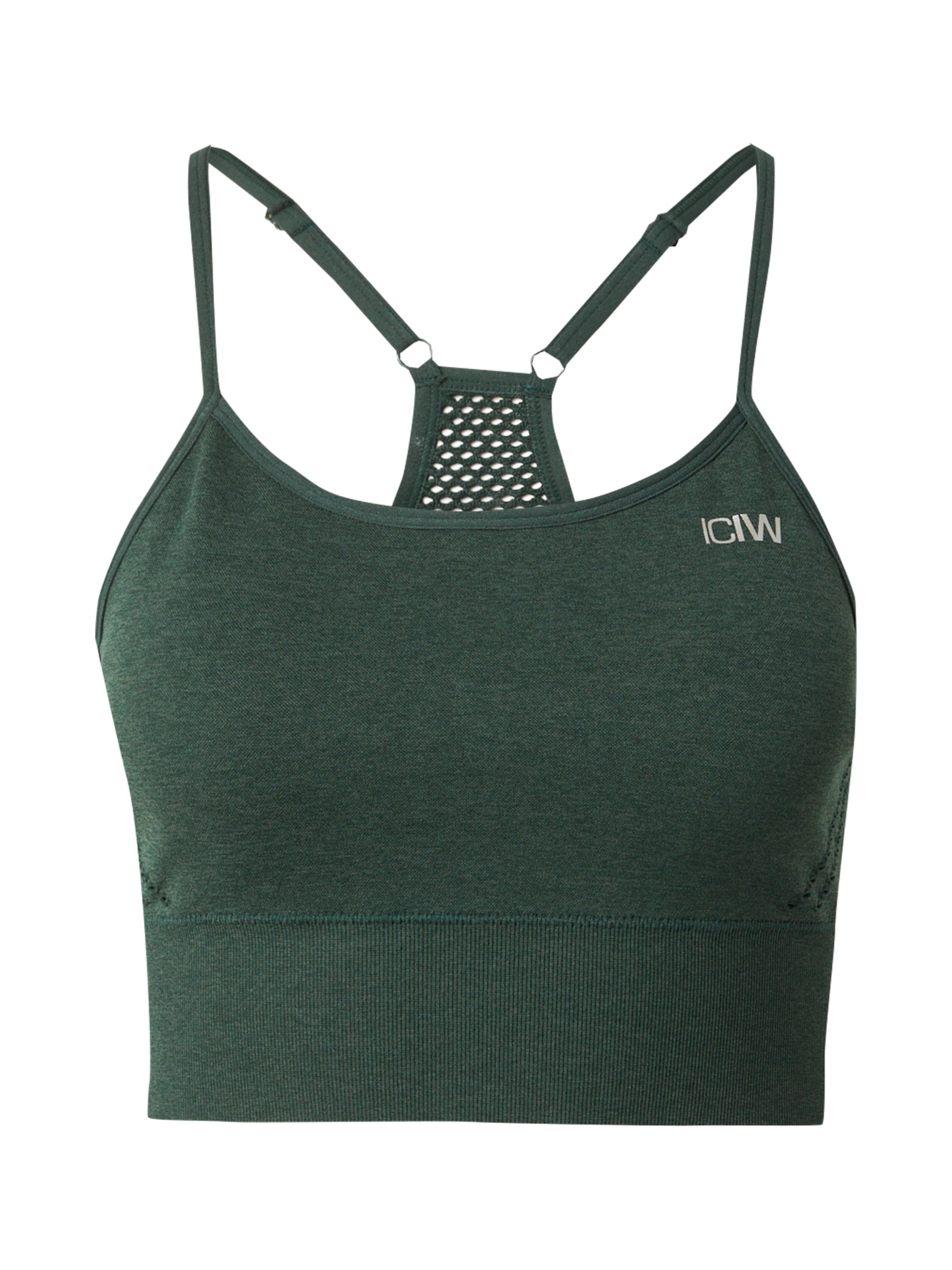ICANIWILL Bralette Sports bra 'Quee' in Green: front