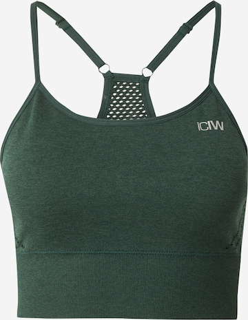 ICANIWILL Sportmelltartók 'Quee' - zöld: elől