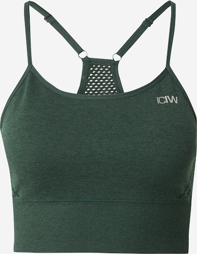 ICANIWILL Urheilurintaliivit 'Quee' värissä tummanvihreä, Tuotenäkymä