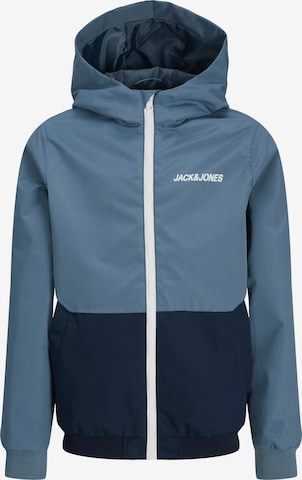 Jack & Jones Junior Overgangsjakke 'JJERUSH' i blå: forside