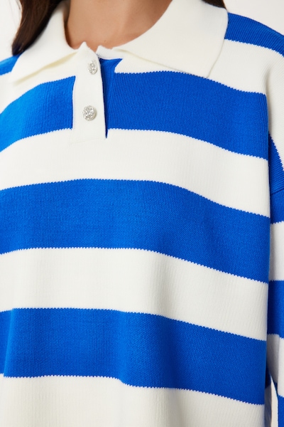 Happiness İstanbul Jersey en XS-XL en azul / blanco, Vista del producto