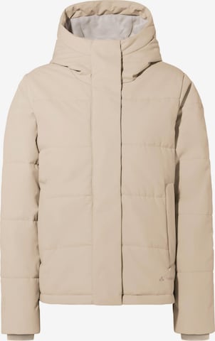 VAUDE Sportjas 'Coreway' in Beige: voorkant
