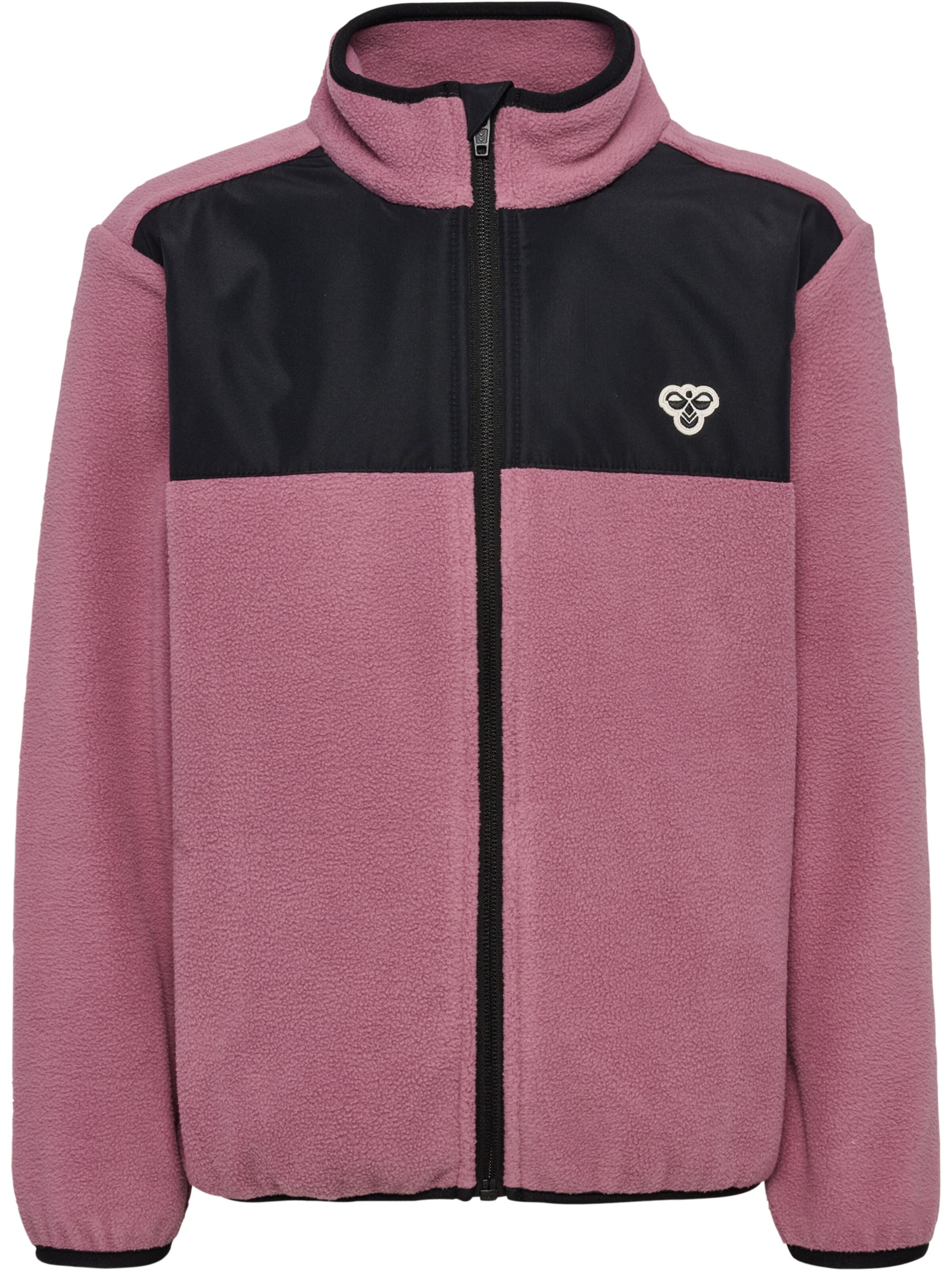 Hummel Functionele fleece jas in Lila: voorkant