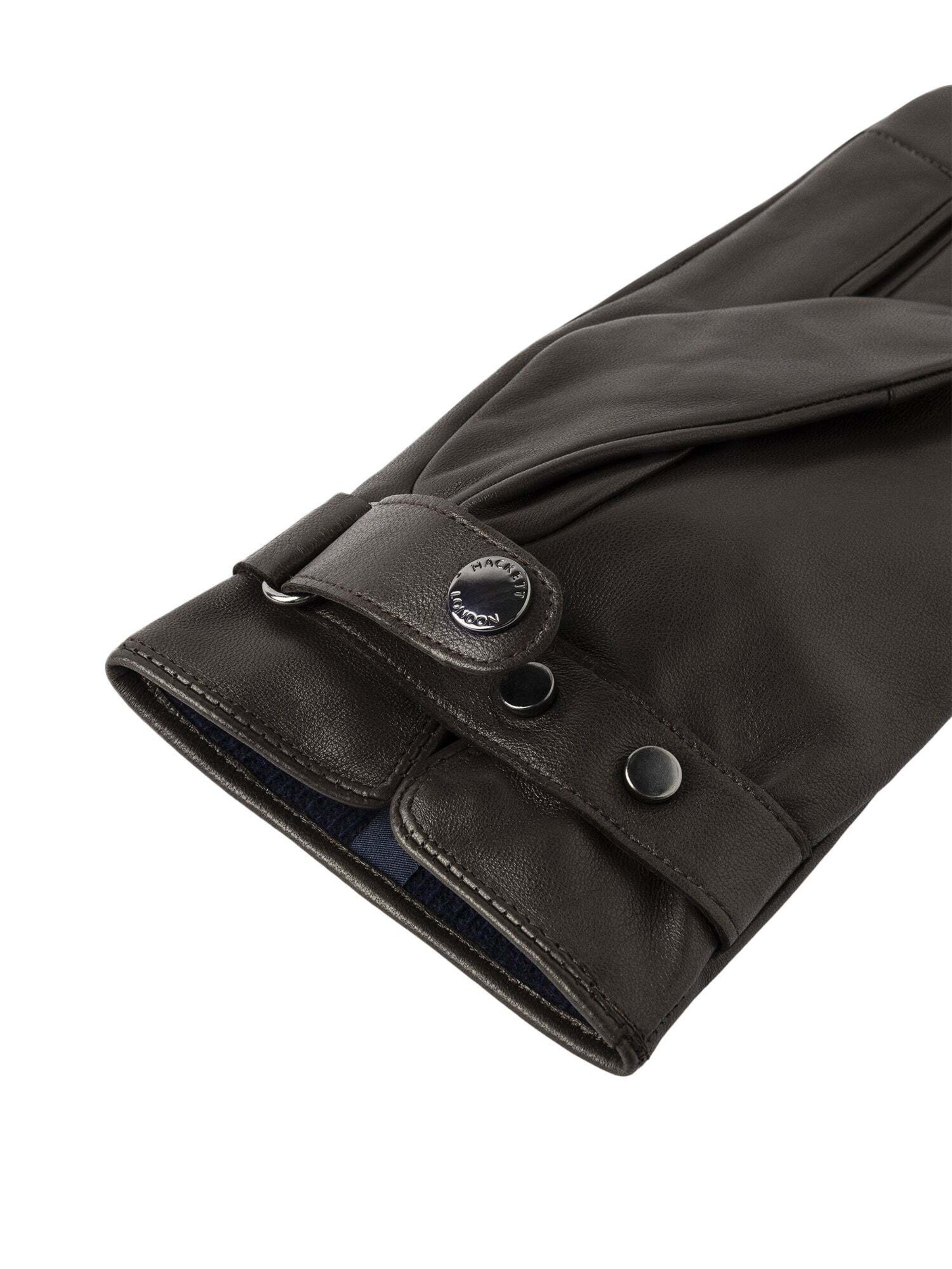 Hackett London Vingerhandschoenen in Bruin