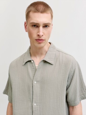 JACK & JONES Regular fit Overhemd 'JORNANTUCKET' in Beige