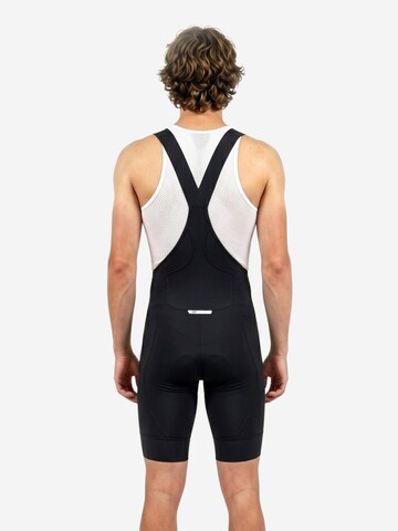 WULIBIKE - Skinny Pantalón deportivo 'Wulibike Herren Radhose Leicht GEL-Polster Rückenpanel Reflektor' en negro