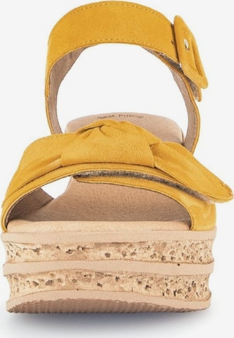 GABOR Sandals in Yellow