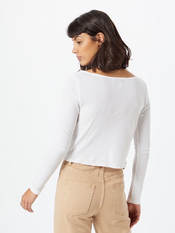 NU-IN Shirt 'Henley' in White