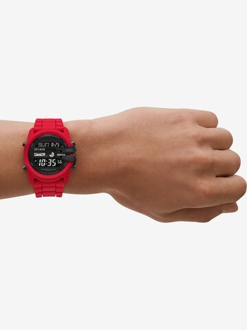 Montre digitale DIESEL en rouge