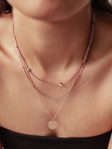 Hey Happiness Necklace 'Circle Duo' in Gold