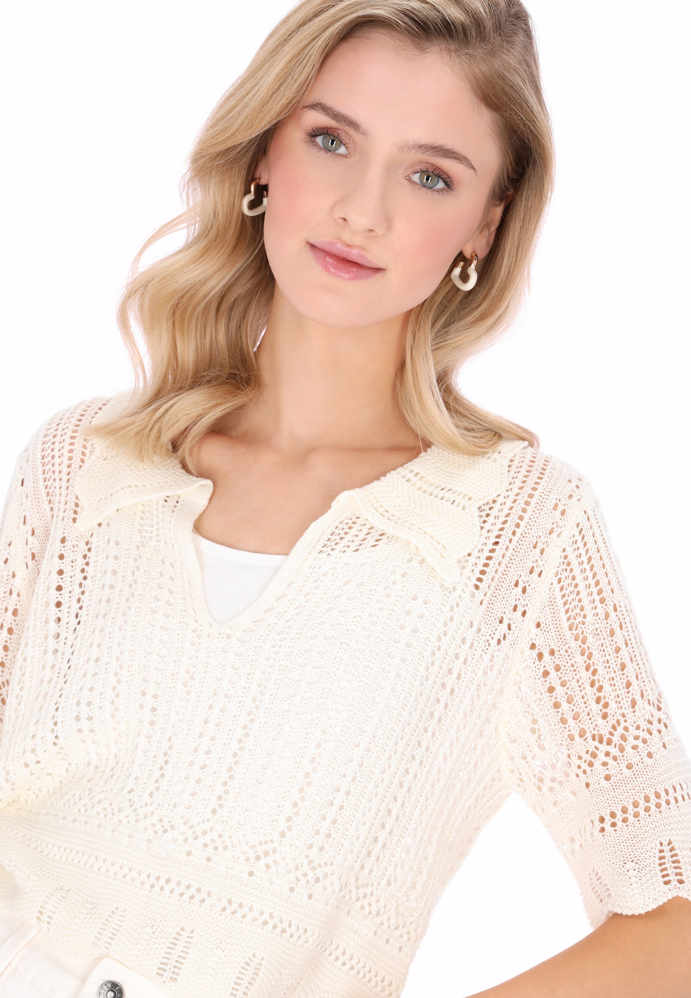 Pull-over 'Young Fashion' MYMO en blanc