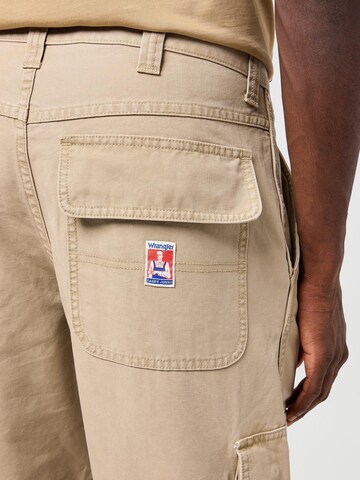 WRANGLER Loosefit Cargobroek 'CJ REL CARGO' in Beige