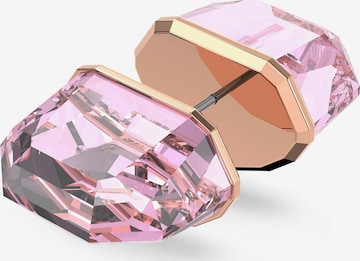 Swarovski - Brincos em rosa: frente