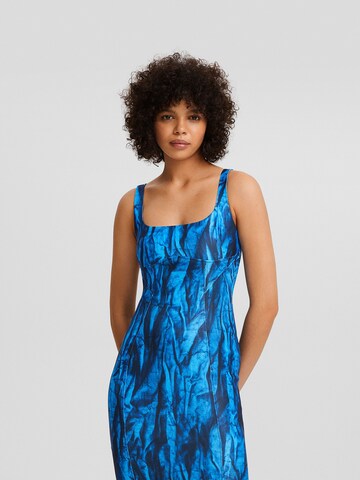 Bershka Dress in Blue: front