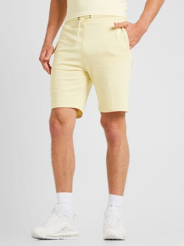 Only & Sons Regular Trousers 'Neil' in Yellow: front