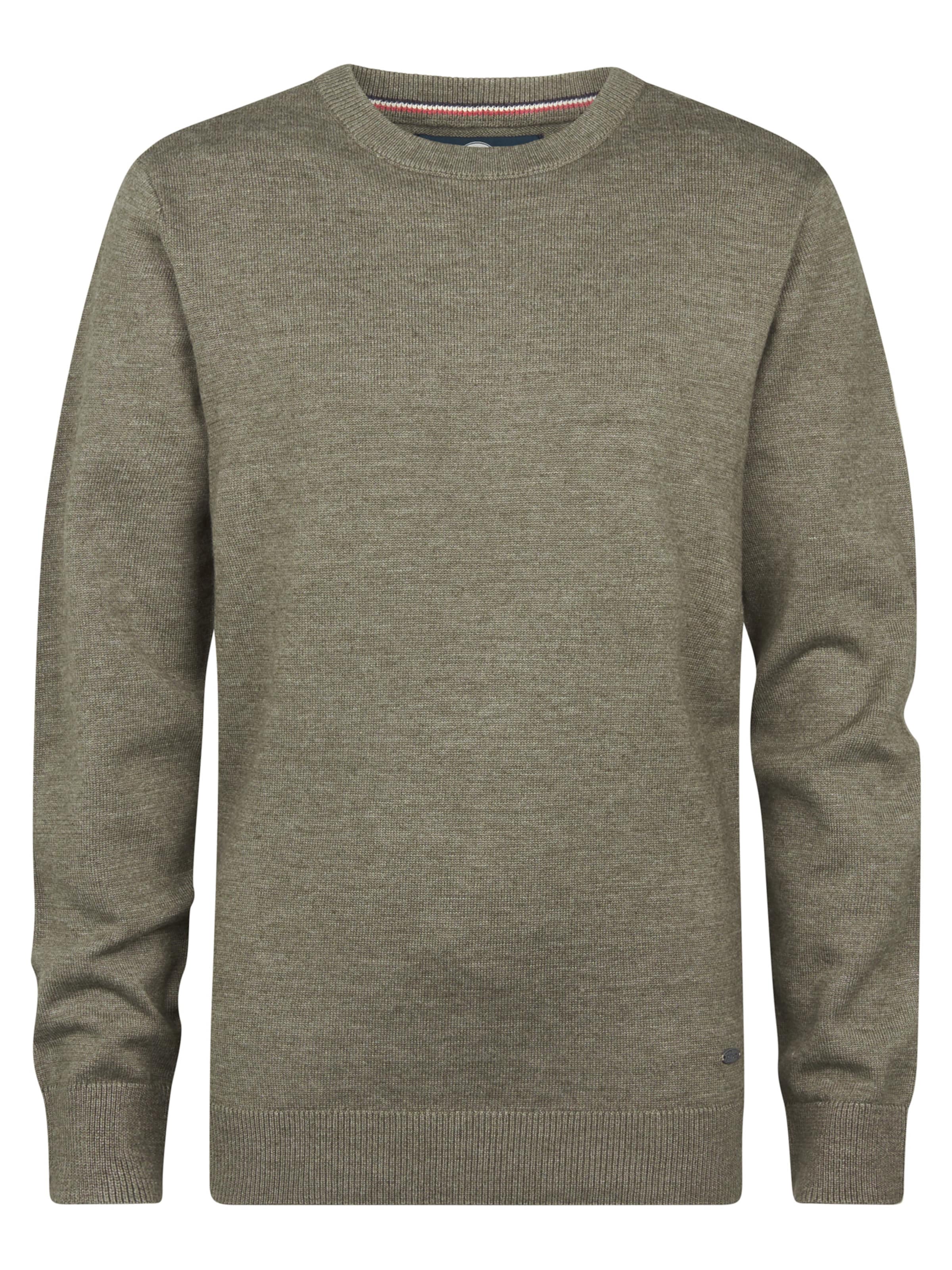 Petrol Industries Sweater in Green: front