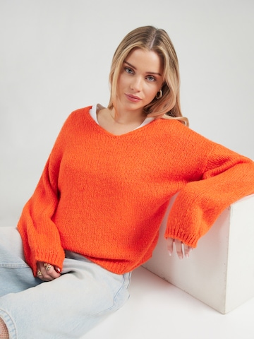 JDY Svetr 'JDYDINEA' – oranžová: přední strana