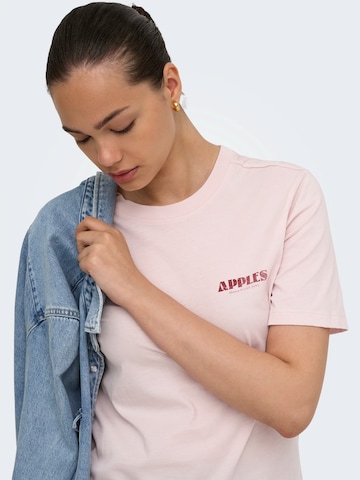 ONLY - Camiseta 'ONLLUCY MONJA' en lila