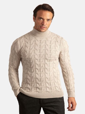 Pull-over Jacey Quinn en beige : devant