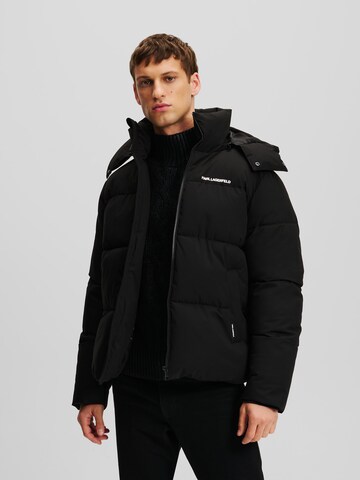 Karl Lagerfeld Winter jacket in Black: front
