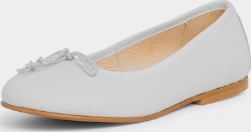 Ballerines Pisamonas en blanc : devant