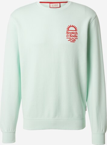 SCOTCH & SODA Sweatshirt in Green: front