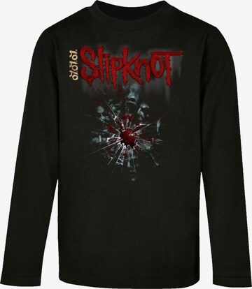 F4NT4STIC Shirt 'Slipknot Shattered Glass' in Zwart: voorkant